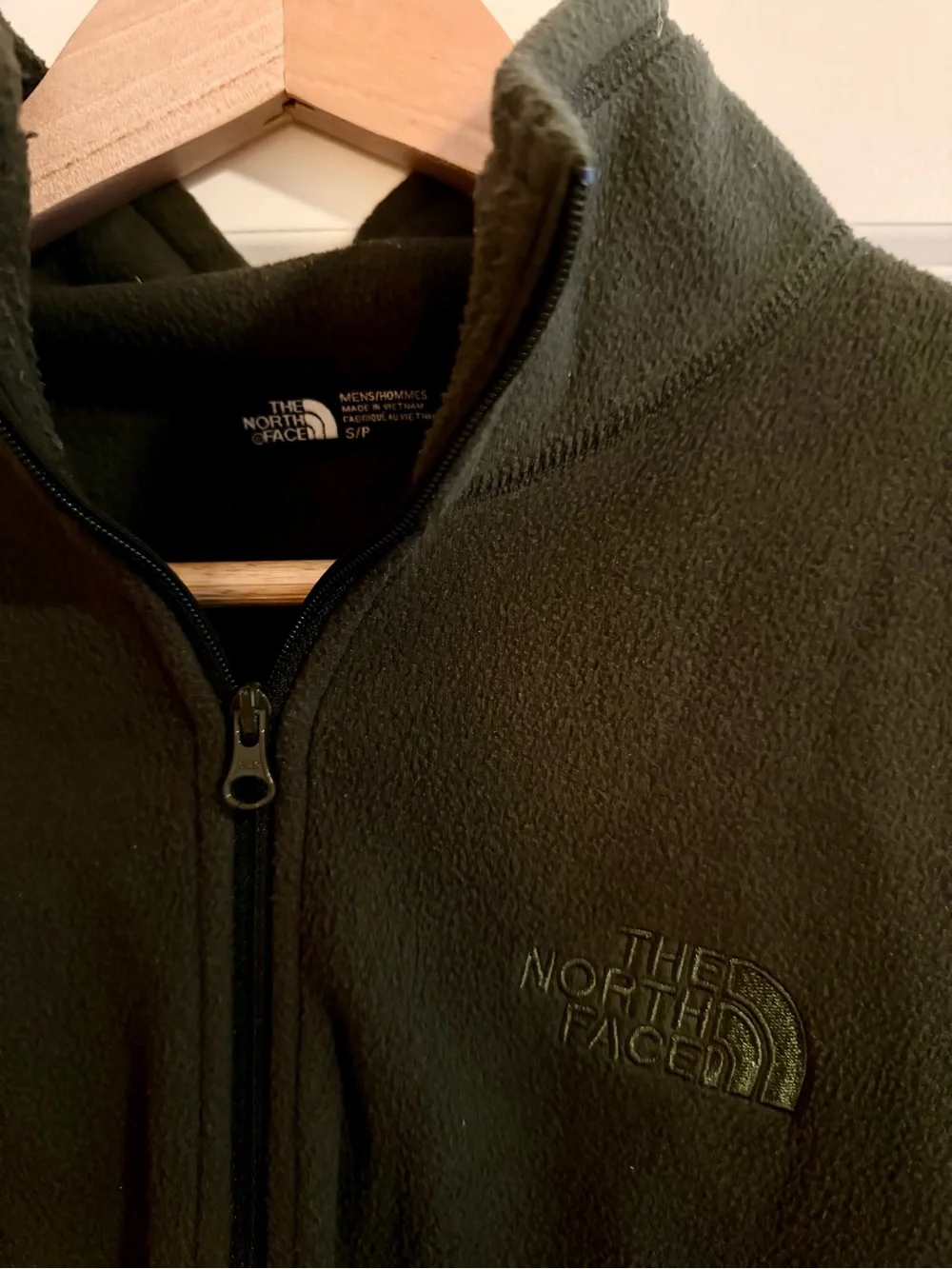 The North Face Olive Green Half-Zip Fleece Pullover